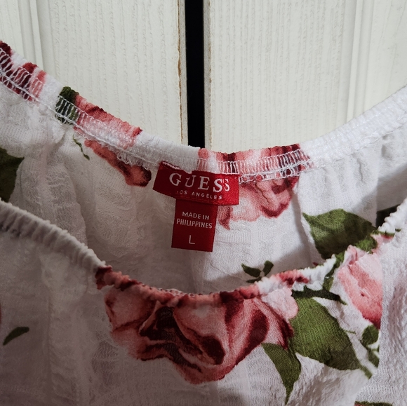 Womens Guess Floral Long Sleeve Women's Top - Picture 7 of 10